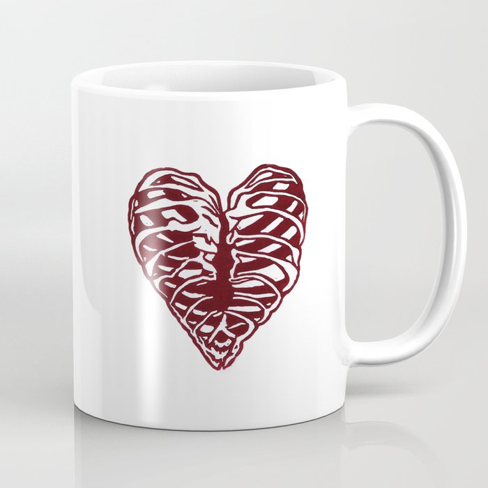 Heart Ribcage Coffee Mug
