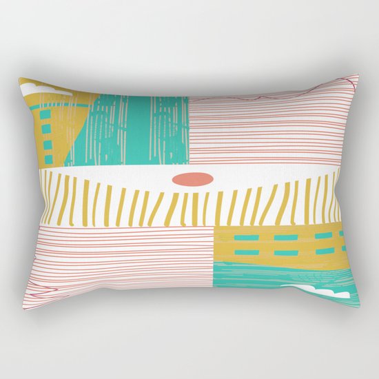 Eye On The City Rectangular Pillow