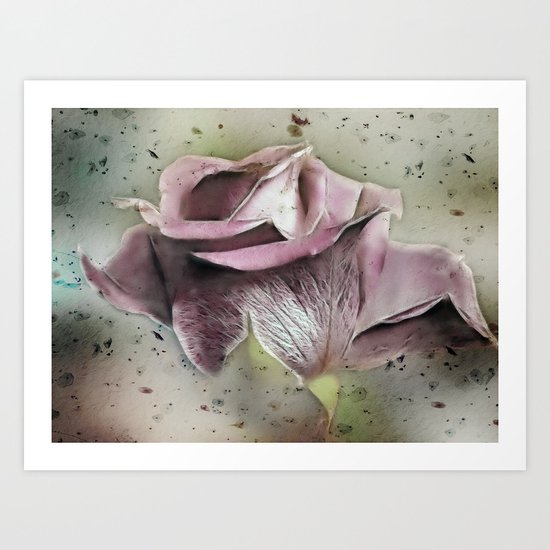 Pink Rose Art Print