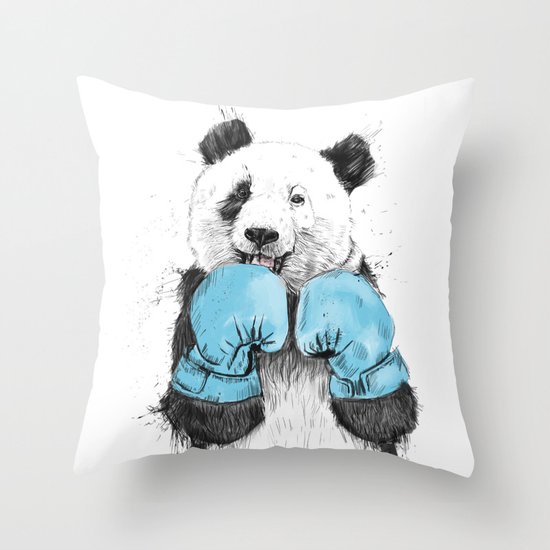 the winner Throw Pillow