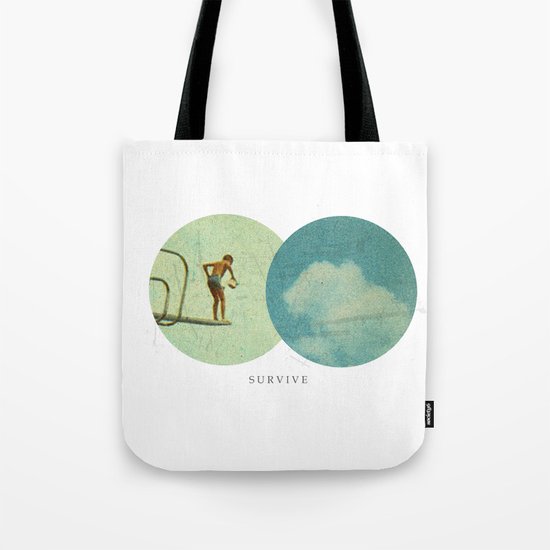Survive | Collage Tote Bag