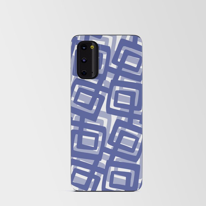 Periwinkle Mod Psychedelic Art Print Android Card Case