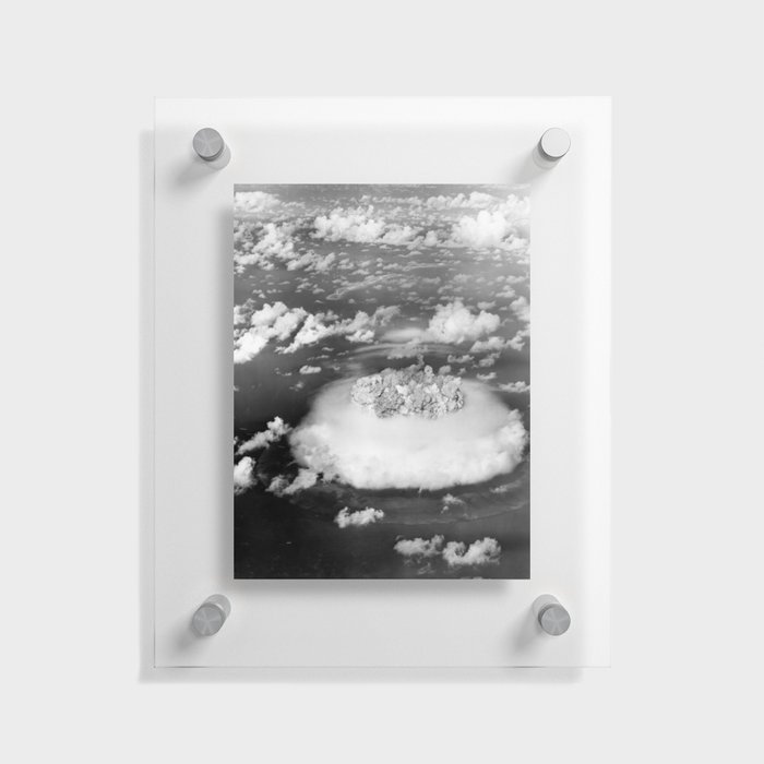 Mushroom Cloud - Operation Crossroads Nuclear Weapons Test - 1946 Floating Acrylic Print
