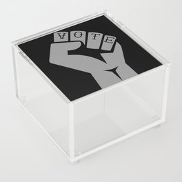 Vote knuckle tattoos Acrylic Box