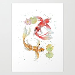 Japanese Fish Art Prints For Any Decor Style Society6