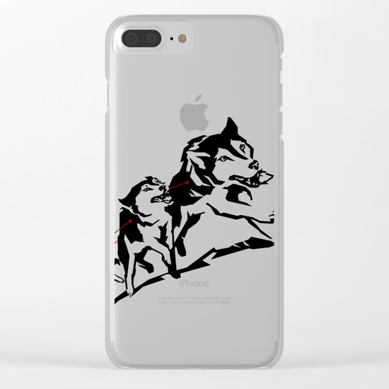 sknowledge // (husky team) Clear iPhone Case