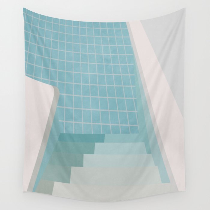 Swimming Pool Summer Wall Tapestry