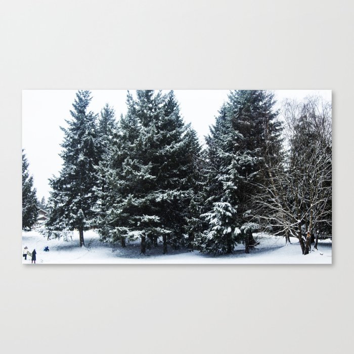White Christmas Canvas Print