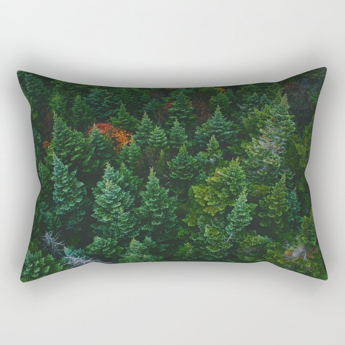 The Lively Forest (Color) Rectangular Pillow