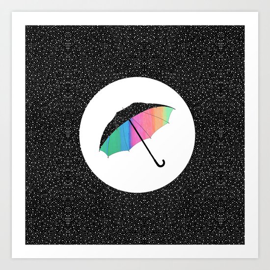 umbrella Art Print
