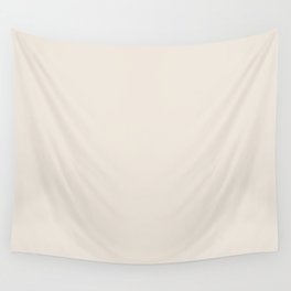 Creamy Off White Solid Color Pairs PPG Pearls And Lace PPG1074-1 - All One Single Shade Hue Colour Wall Tapestry