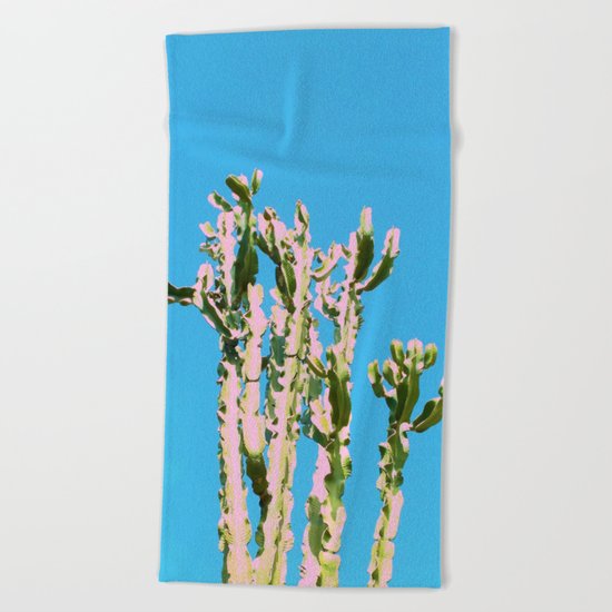 Cactus Beauty #cactus #society6 #decor #buyart Beach Towel