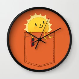 Pocketful of sunshine Wall Clock