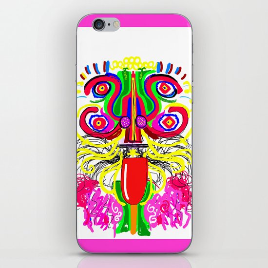 Maya lion iPhone & iPod Skin