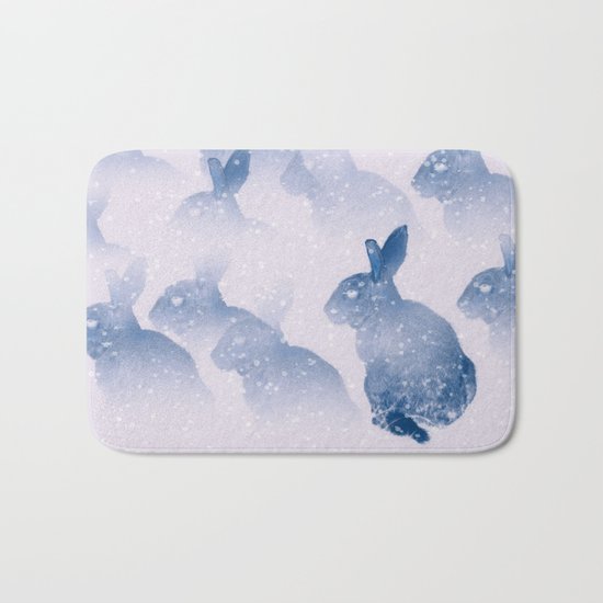 Snow bunny Bath Mat