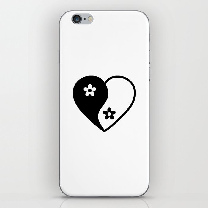 Heart Ying Yang iPhone Skin