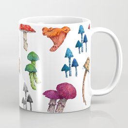colorful watercolor mushrooms Coffee Mug