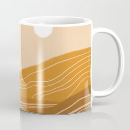 Orange Boho Desert Landscape  Coffee Mug