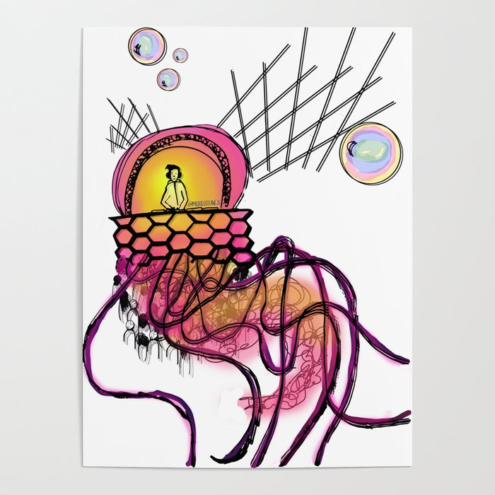 Mr. Jellyfish Poster