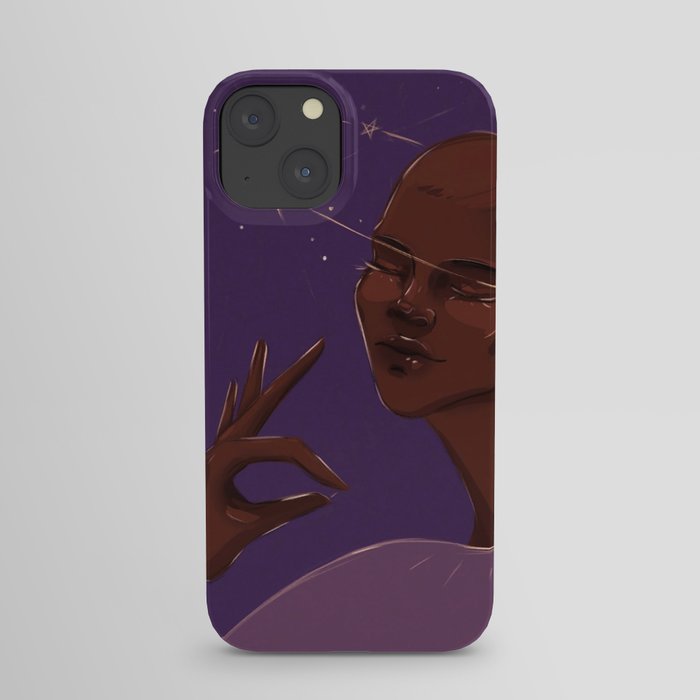 Afro femini and astrology time iPhone Case