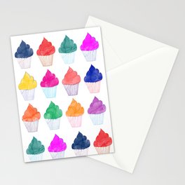 Cupcake Pattern Stationery Card