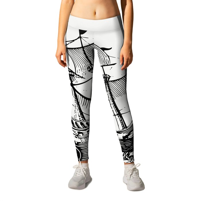 Pirate Ship Leggings