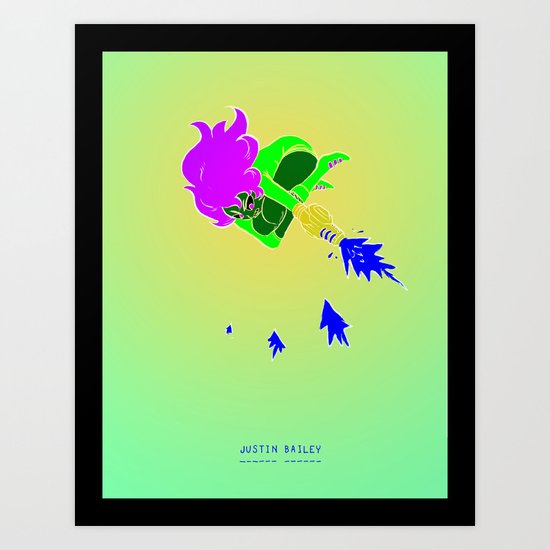Justin Bailey Art Print