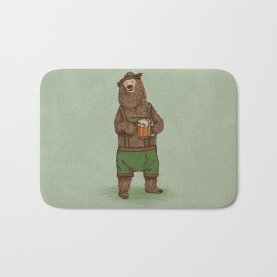 Traditional German Bear Bath Mat