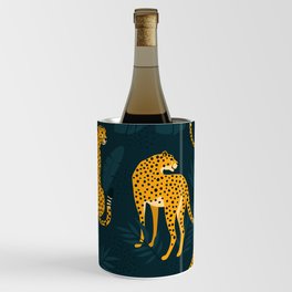Leopard pattern Black Wine Chiller