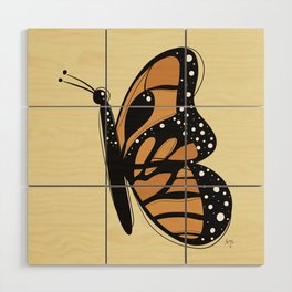 monarch profile Wood Wall Art