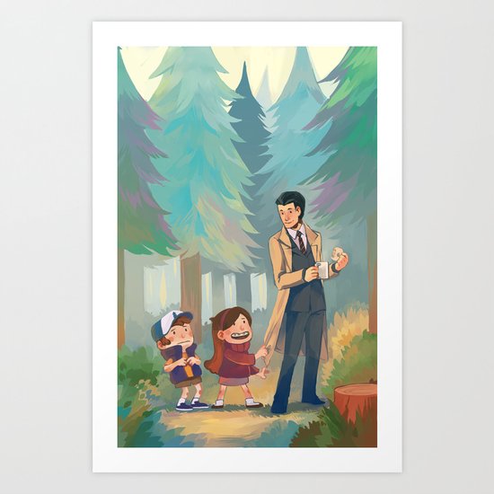 Small Town Adventures Art Print