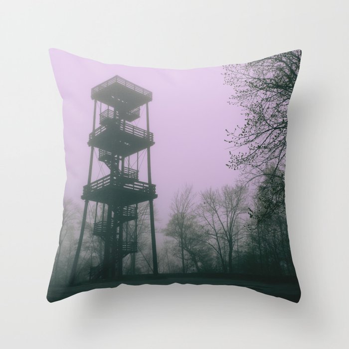 eagle tower Throw Pillow