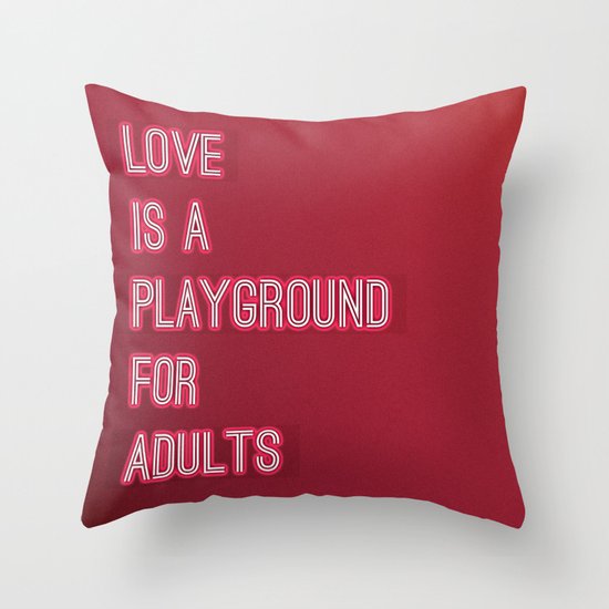 LOVE IS Throw Pillow