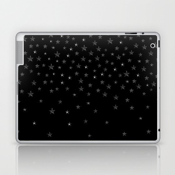 Black Stars Laptop & iPad Skin