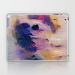 Cute puppy painting (pet, dog, pretty and hiking) Laptop Skin