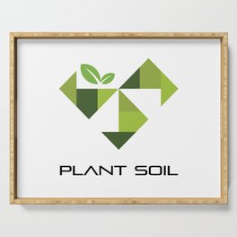 Plant soil Serving Tray
