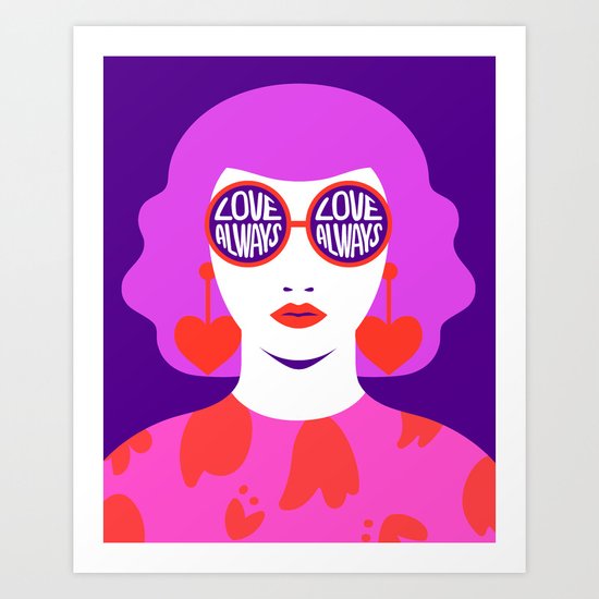 Love Always Art Print