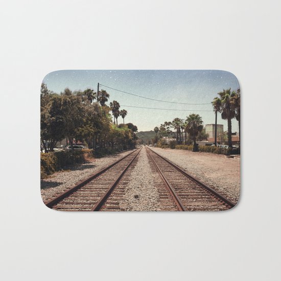 Rail Gazing Santa Barbara Bath Mat