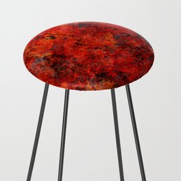 Warm dark and red wall Counter Stool