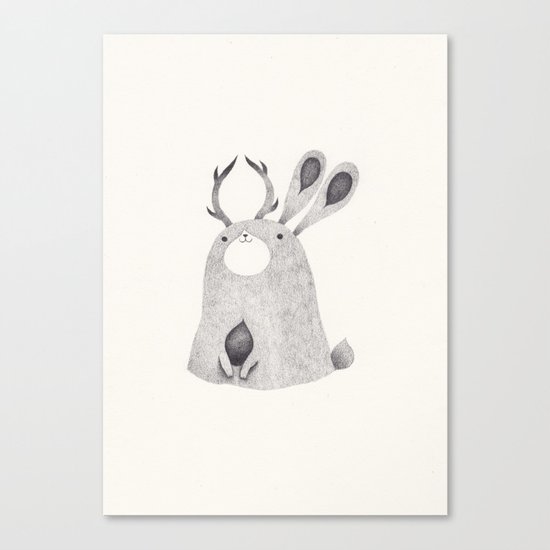 jackalope Canvas Print