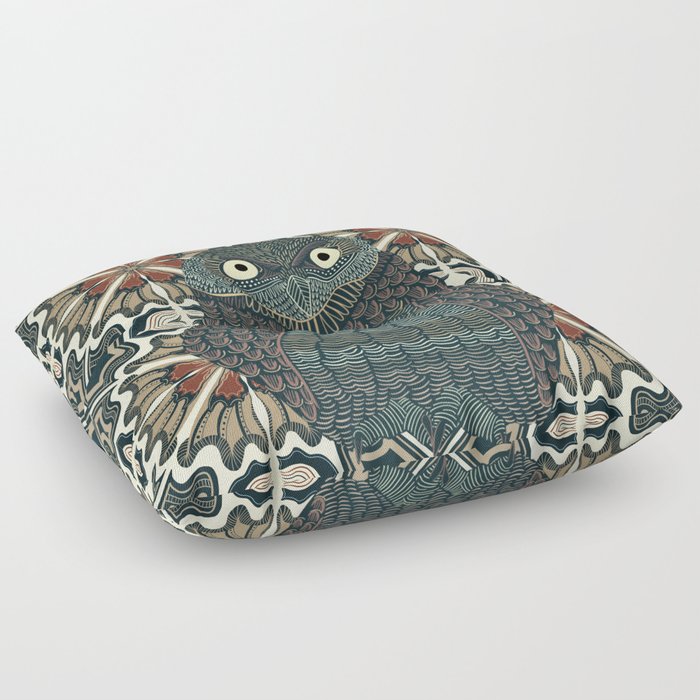 Burrowing Owl Floor Pillow