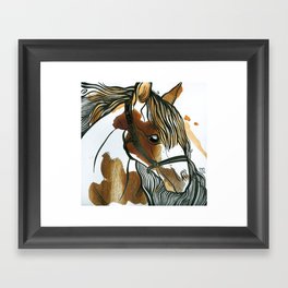 Tea Horse Framed Art Print