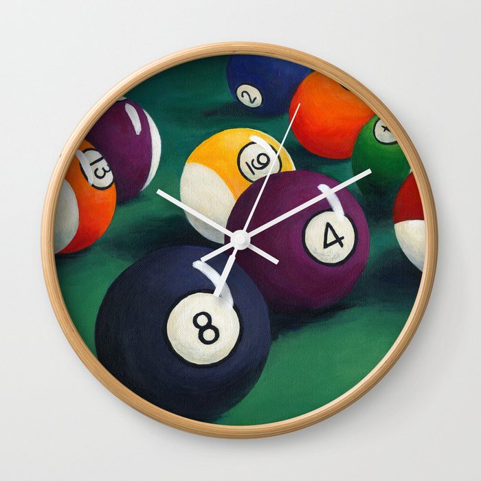 Billiards Wall Clock