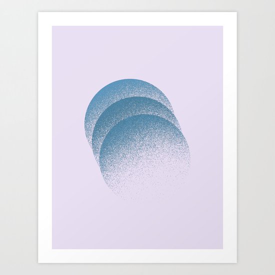 Blue Violet Art Print
