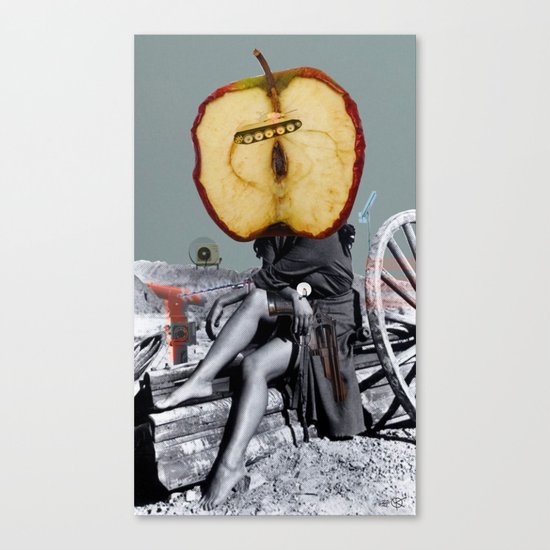 Wild Wilhelm Tell Collage Canvas Print