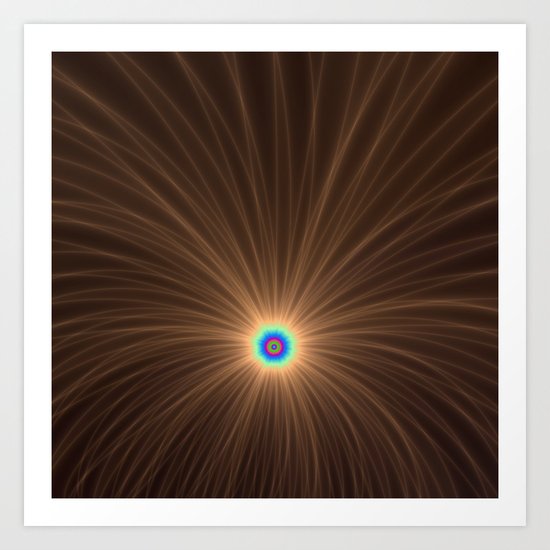 Chocolate Color Explosion Art Print