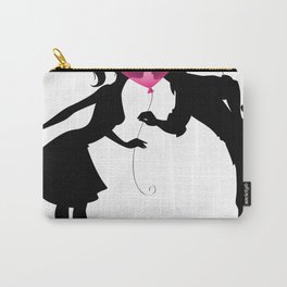 Man and Woman kissing balloons Carry-All Pouch
