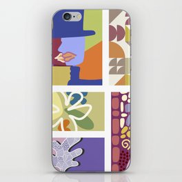 Assemble patchwork composition 6 iPhone Skin