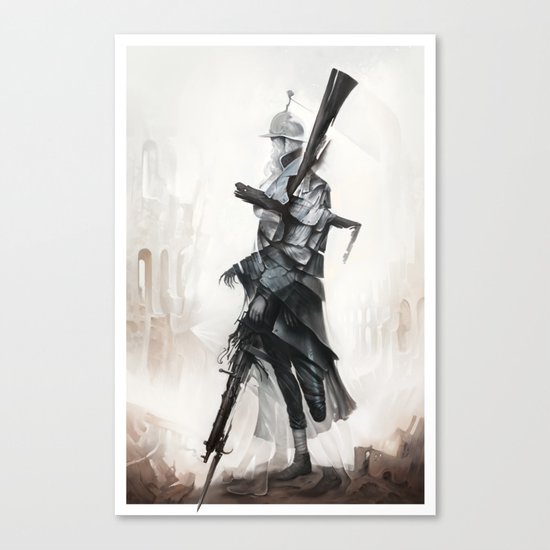 Apparition of War Canvas Print