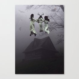 The Dancing Witches Canvas Print